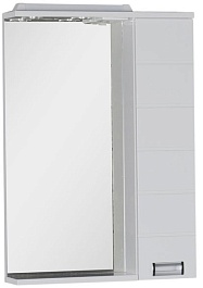 Aquanet Зеркальный шкаф "Сити 65" белый – фотография-1