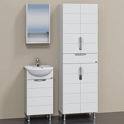 СанТа Тумба с раковиной Родос 45 N белая – фотография-8