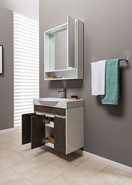 Aquanet Мебель для ванной "Коста 76" дуб антик – фотография-17