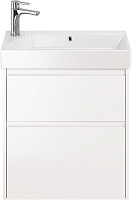 Dreja Тумба с раковиной Slim 65 подвесная белая