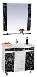 Misty Мебель для ванной Боливия 90 черная ночь – фотография-1