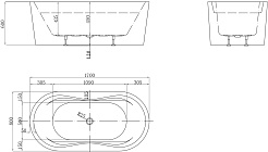 BelBagno Акриловая ванна BB407-1700-800 170x80 – фотография-3