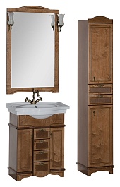 Aquanet Зеркало для ванной "Луис 70" NEW темный орех – фотография-5