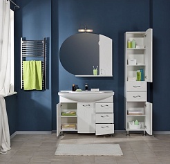 Aquanet Мебель для ванной "Моника 105" белый – фотография-11