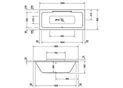 Duravit Акриловая ванна "DuraStyle 700298000000000" 180х80 – фотография-2