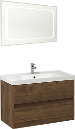 Водолей Мебель для ванной Грейс 90 подвесная дуб хантон – фотография-1