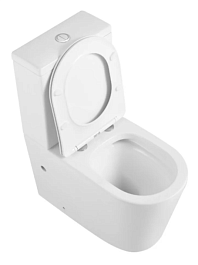 Iberica Blanca Унитаз компакт Burgos Alto с сиденьем микролифт – фотография-4