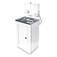 Электромаш Умывальник "Акватекс" без подогрева, нержавеющая мойка, белый