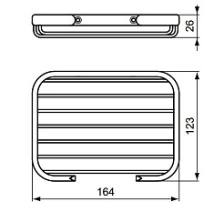 Ideal Standard Полка Connect хром – фотография-2
