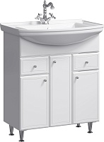 Aqwella Тумба с раковиной Барселона 85 с корзиной