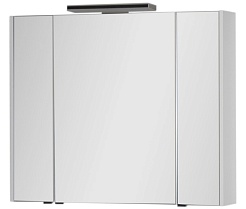 Aquanet Зеркальный шкаф "Франка 105" белый – фотография-4