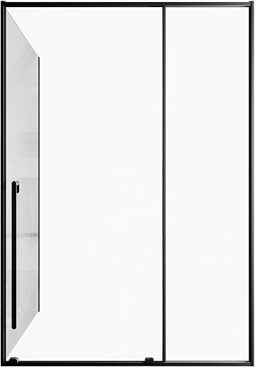 Allen Brau Душевой уголок Fantasy 140x100 3.11008.31/3.11014.31 чёрный матовый – фотография-2