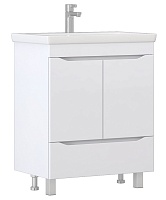 Vigo Тумба с раковиной Grani 70 2 дверцы 1 ящик напольная белая