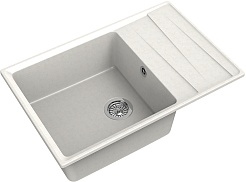 Granfest Мойка кухонная GF-LV-760L белый – фотография-1