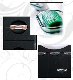 Misty Тумба с раковиной Глория 85 с б/к венге – фотография-2