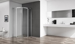 BelBagno Душевой уголок Acqua 100/100 ACQUA-R-2-100-C-Cr стекло прозрачное – фотография-2