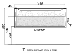 Clarberg Тумба с раковиной "Элеганс Т12" – фотография-6
