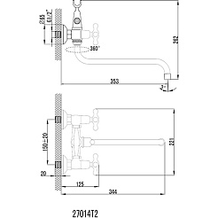 Iddis Смеситель Jeals 27014T2 для ванны – фотография-2