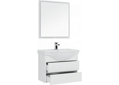 Aquanet Комплект мебели Сидней 80 белый – фотография-3