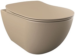 Creavit Унитаз подвесной Free FE320.F0100 CAPPUCINO – фотография-1