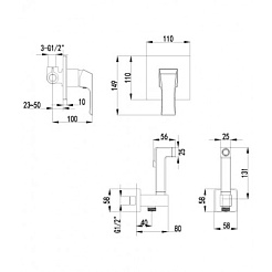 Lemark Смеситель Unit LM4519C для биде – фотография-2