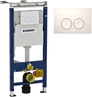 Geberit Система инсталляции Duofix Delta Платтенбау 458.122.11.1 4 в 1 с кнопкой смыва