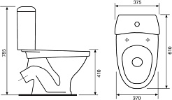 Santeri Унитаз-компакт Вита – фотография-3