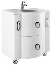 Водолей Мебель для ванной Милана 85 Белая, Бернарди – фотография-3