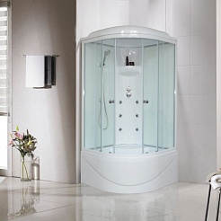 Royal Bath Душевая кабина RB 90BK3-WT – фотография-2