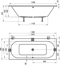 Ravak Акриловая ванна City 180x80 – фотография-6