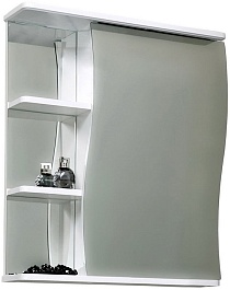 СанТа Зеркальный шкаф Волна 50 R – фотография-1