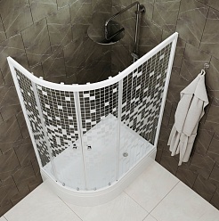 Triton  Душевой уголок Коралл В 120x80 R – фотография-3