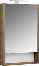 Акватон Мебель для ванной Сканди Doors 55 белая/дуб рустикальный – фотография-19