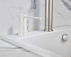 Milacio Дозатор для кухонной мойки Milacio MCU.935.WH белый – фотография-3