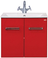Misty Тумба с раковиной Атланта 60 алый мак
