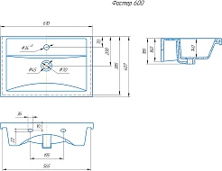 Onika Мебель для ванной Натали 60.13 ясень таормина – фотография-8
