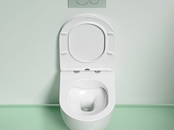 Ceramicanova Подвесной унитаз Modena Rimless CN6063MW белый матовый – фотография-2