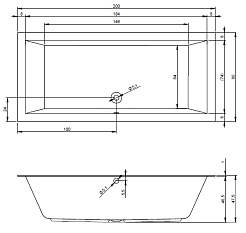 Riho Акриловая ванна LUGO 200x90 – фотография-2
