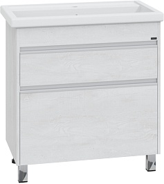 СанТа Мебель для ванной Уран 80 светлое дерево – фотография-5