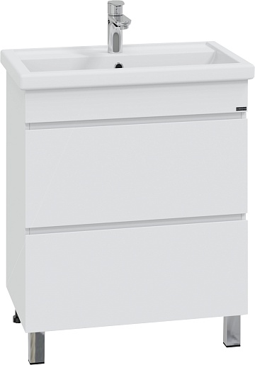 СанТа Тумба с раковиной Марс 70 белая – фото-1