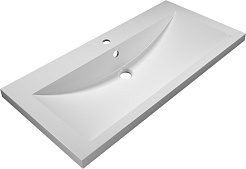 Misty Мебель для ванной Енисей 100 белая – фотография-4