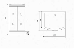 Timo Душевая кабина T-1115 – фотография-3