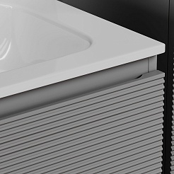 Sancos Тумба под раковину Folk 100 L ergraut soft – фотография-8