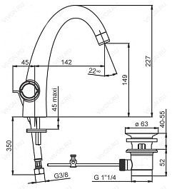 Jacob Delafon Смеситель Elevation E18870-CP – фотография-3