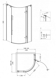 Grossman  Душевой уголок Style GR-5090 – фотография-3