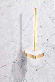 Milacio Ершик для унитаза Ultra MCU.954.GD золото – фотография-3