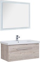 Dreja Мебель для ванной Big Inn 100 подвесная дуб кантри