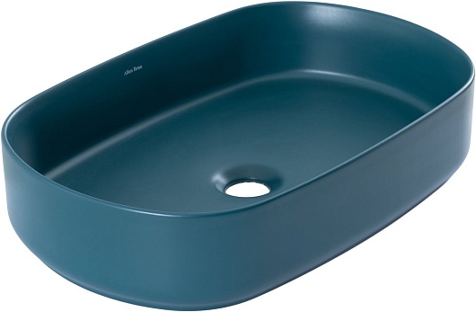 Allen Brau Мебельная накладная раковина Fantasy 55 4.11022.PT петроль – фото-1
