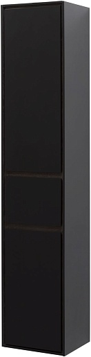 Aquanet Шкаф пенал Милан 35 R подвесной черный – картинка-3