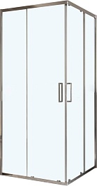 BelBagno Душевой уголок Luce 90/90 LUCE-A-2-90-C-Cr профиль хром стекло прозрачное – фотография-1